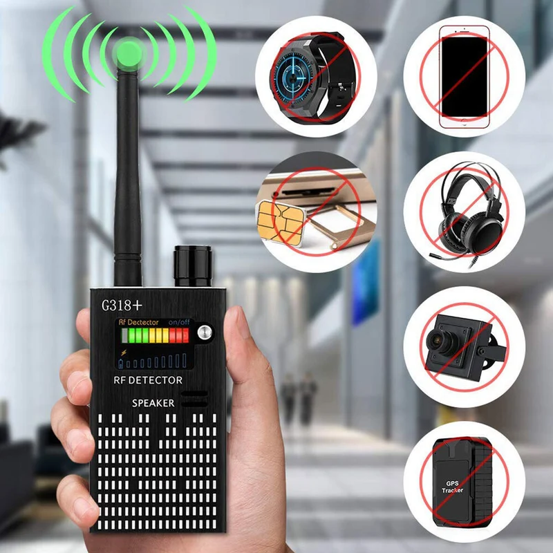 SpyFinder Pro | Verborgen Camera Detector en GPS Tracker Vinder voor Persoonlijke Privacy Bescherming