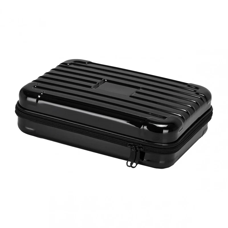 Zwarte Kapperskoffer – Organizer voor Haaraccessoires – Compacte Opbergkoffer voor Professionele Stylisten – 27 × 20 cm