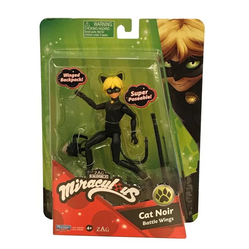 Figurine Chat noir Battle Wing Miraculous Les Aventures de Ladybug et Chat Noir