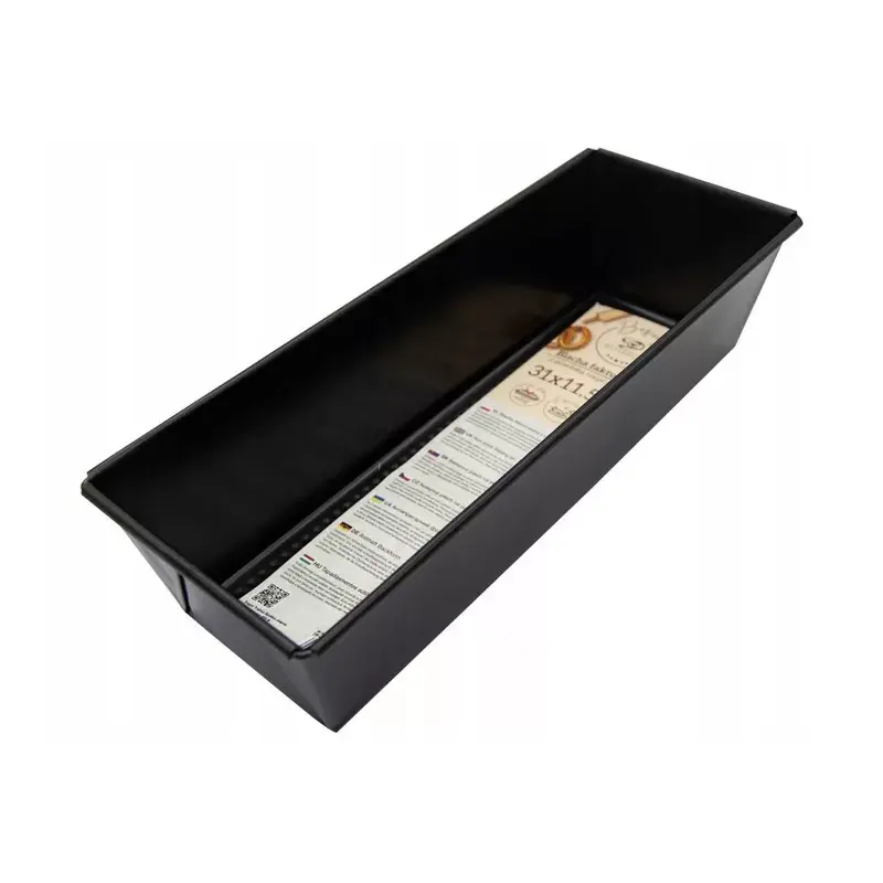 Rechthoekige Cakevorm 31 cm – Non-Stick Bakblik voor Cake en Brood