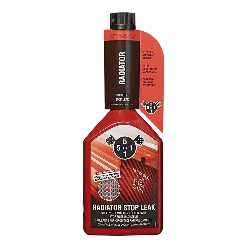 5IN1 Radiateur Lek Stop G12 310ml Effectieve Reparatie voor Alle Motoren