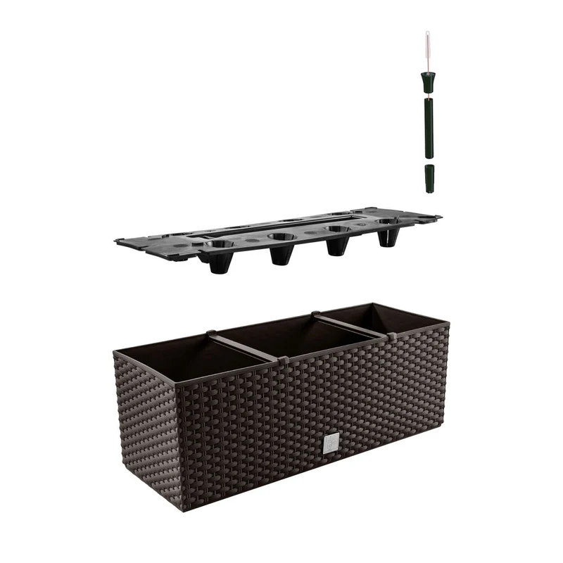 Pot de fleurs avec insert Prosperplast Rato DRTC500 440U umbra 17L
