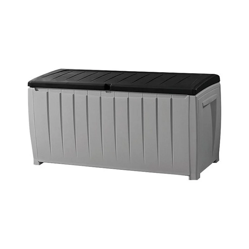 Coffre de jardin 340L Gris et anthracite Keter Novel