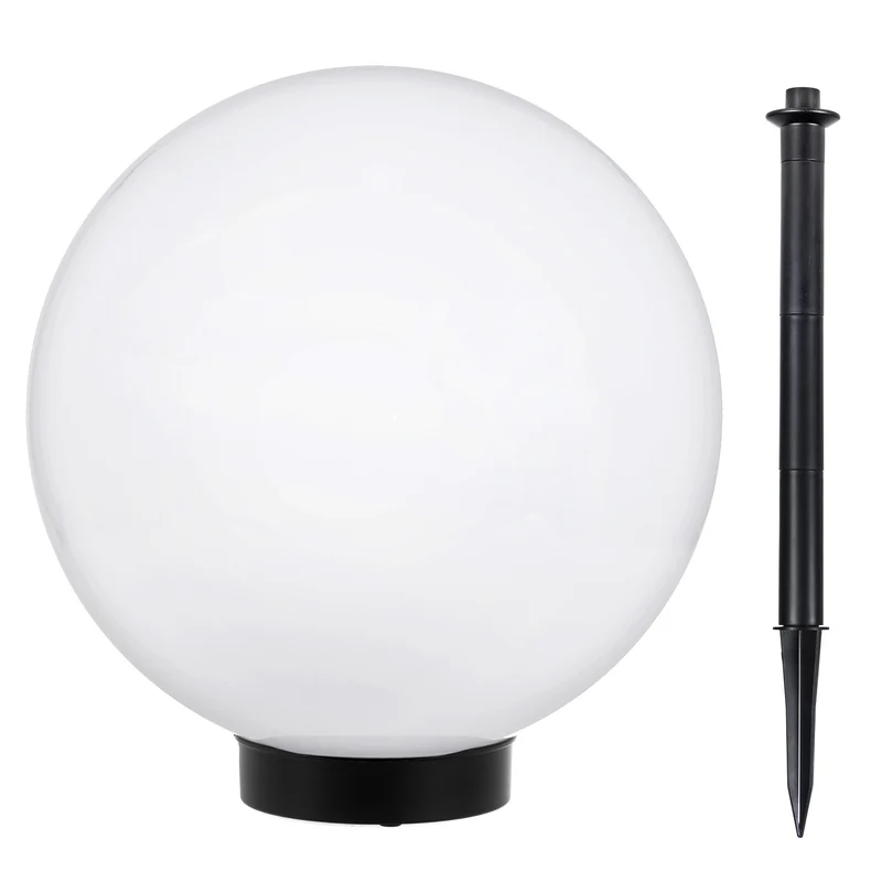 Lampe solaire LED extérieure sur pied blanche 25x25x58 GreenBlue GB166