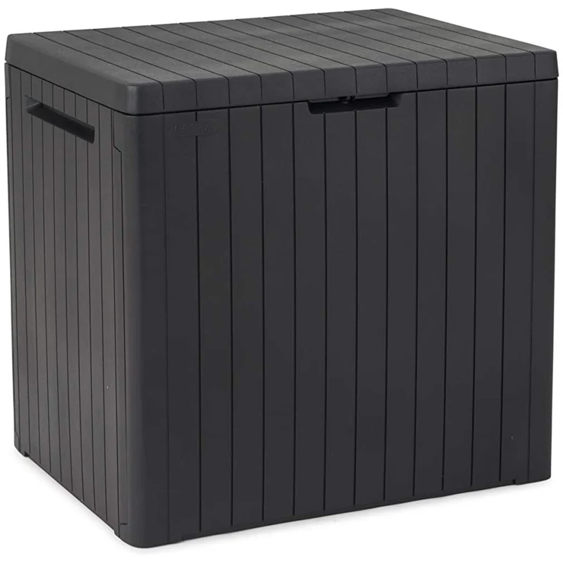 Coffre de jardin Boîte de rangement 113 L Keter City Storage Box Graphite