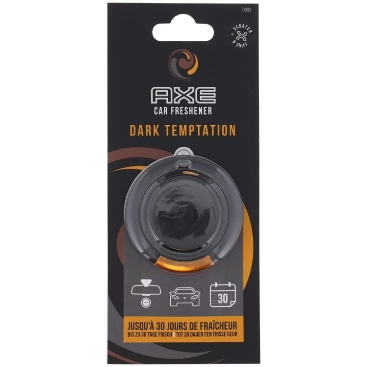 AXE Luchtverfrissers Auto Parfum Geurtje - Dark Temptation [autoluchtje - mannen - geurhanger]
