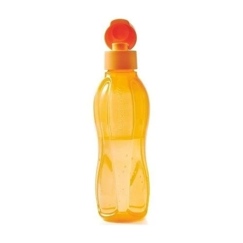 Tupperware Oranje Ecofles 750 ml - Drinkfles voor onderweg