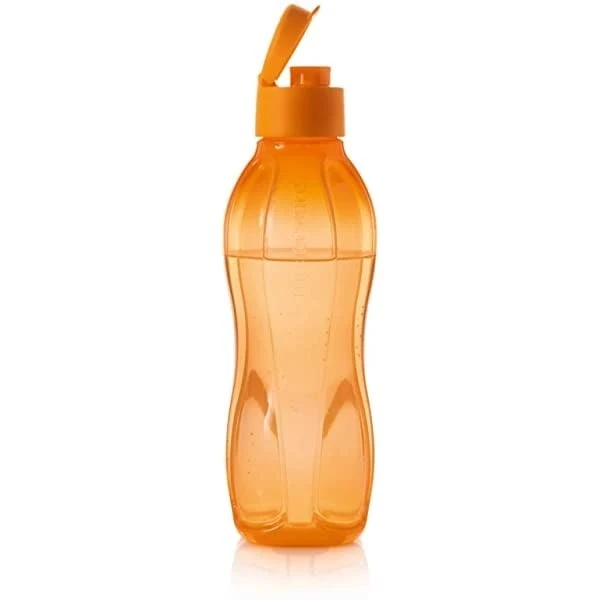Tupperware Oranje Ecofles 750 ml - Drinkfles voor onderweg
