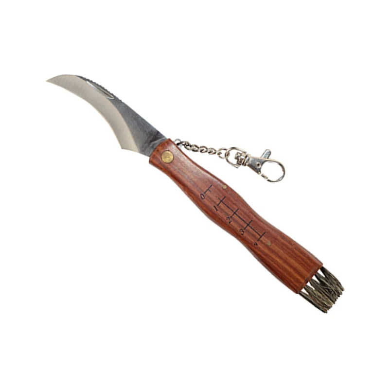 Couteau de poche pour champignons avec une brosse et une mesure GR5040 Greenmill