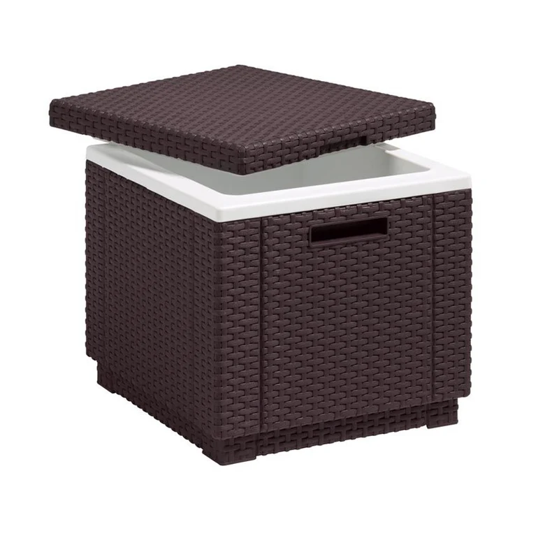 Réfrigérateur de jardin Keter Allibert Ice Cube brun
