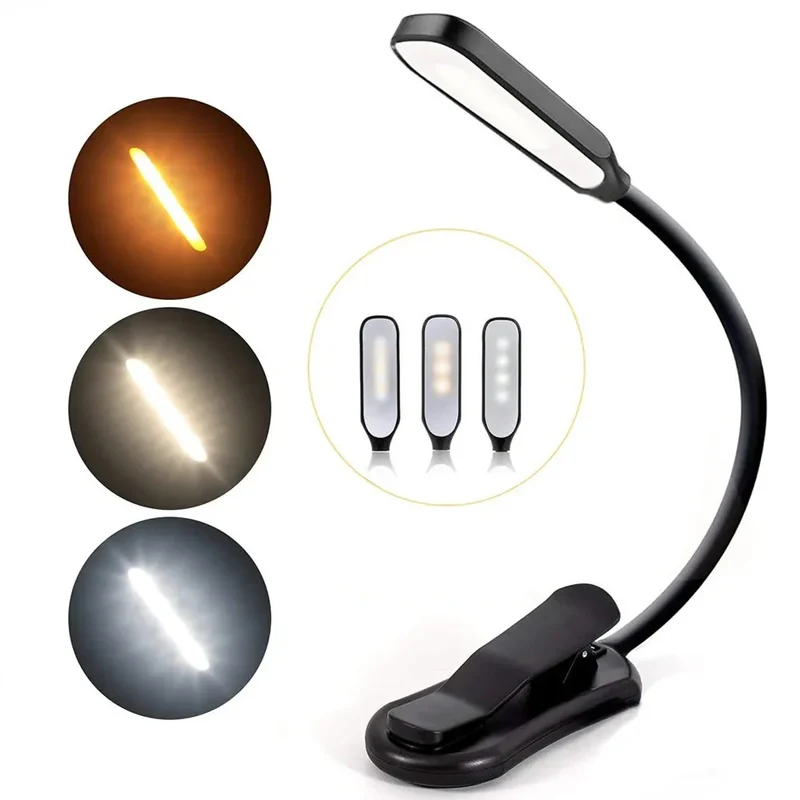 LumiLeaf 7 LED Leeslamp | USB Oplaadbaar | 3 Kleurtinten & 9 Helderheidsniveaus | Flexibel & Oogvriendelijk