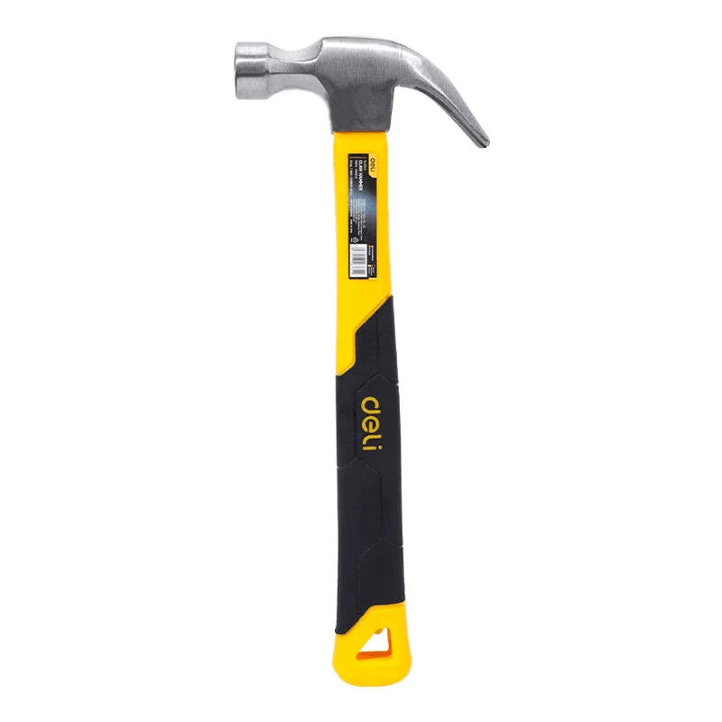 Deli Klauwhamer 0.5kg Universeel met Ergonomische Handgreep [Gereedschap - Tools EDL5002] (Geel)