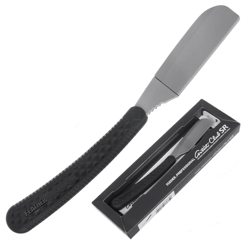 Rasoir shavette de style japonais - Feather Professional Artist Club ACSR-NB