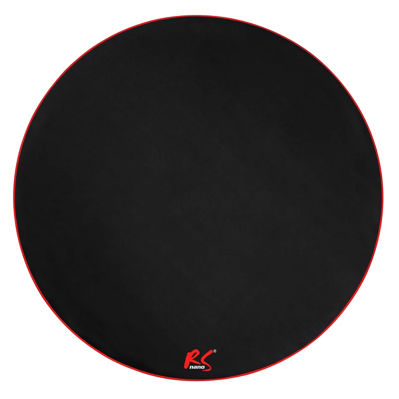 Tapis de siège de jeu NanoRS, rond, 100cm, RS172 noir