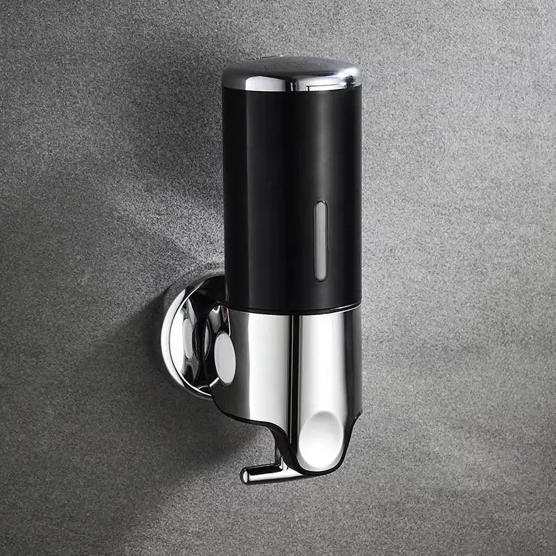 PureFlow - Wandgemonteerde zeepdispenser met twee compartimenten voor een nette badkamer