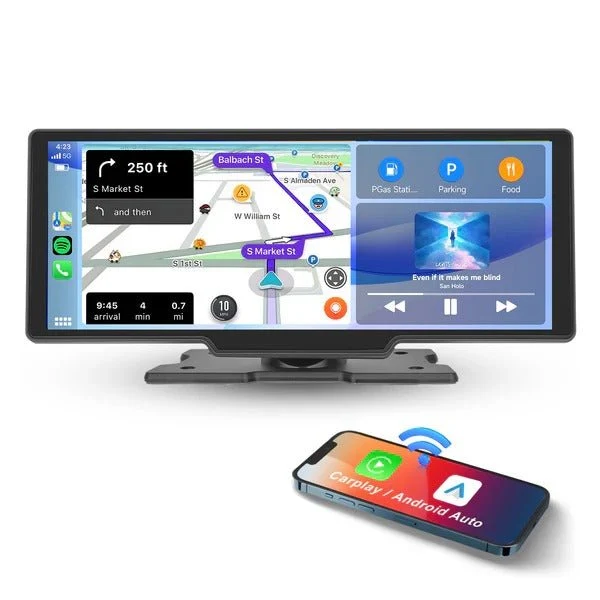 Podofo A3247 10.26-inch Auto Scherm met CarPlay en Android Auto