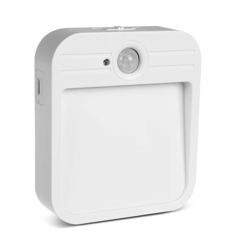 Lampe LED sans fil avec détecteur de mouvement et crépuscule USB rechargeable 4000K Auto Aimant ON/OFF