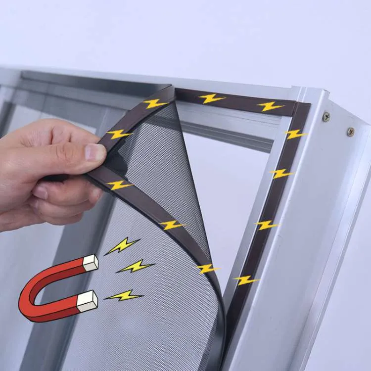 NoBuzz Magnetisch Muggennet voor Raam
