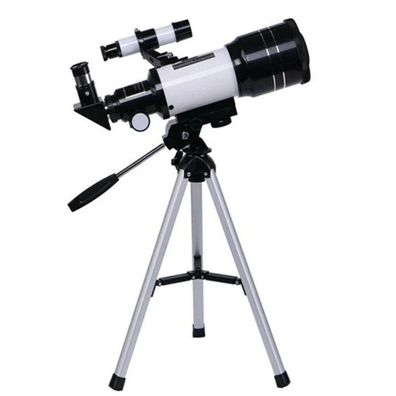 Professionele Telescoop 300/70mm | Draagbare Refractor Sterrenkijk Telescoop met Statief en Smartphone Adapter