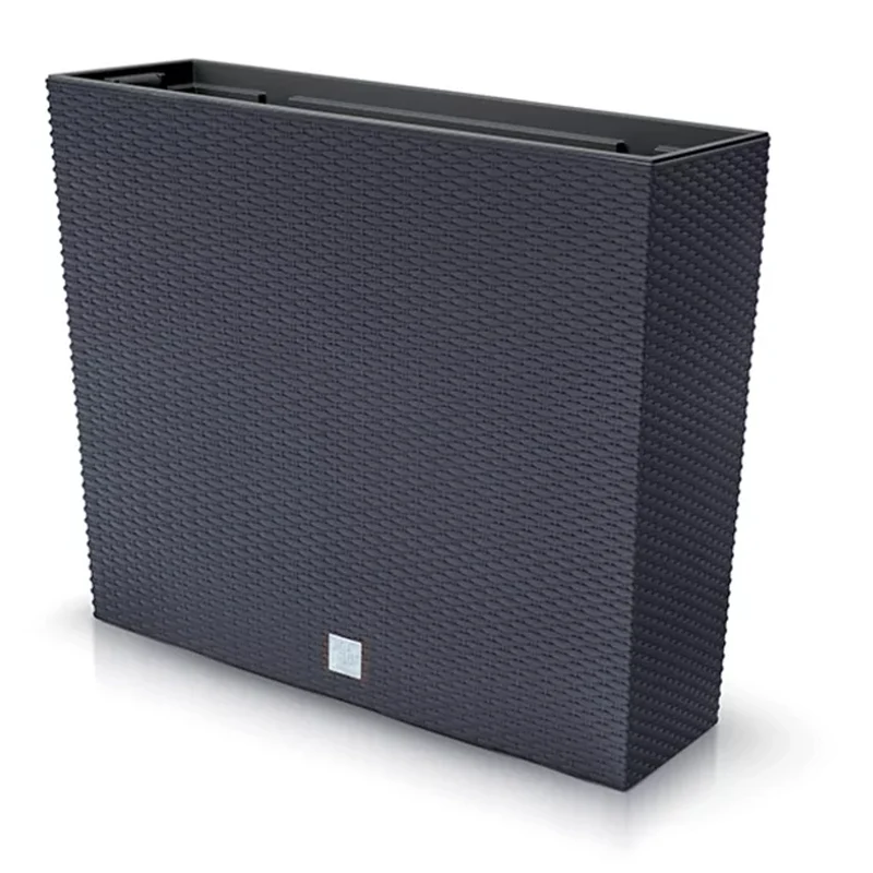 Jardinière avec insert Prosperplast Rato Case T DRC600T-S433 - couleur anthracite
