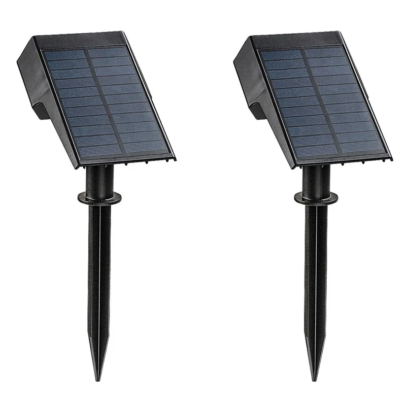 Lampe solaire Rabalux Nantes, 50 LM IP65, noire, LED 0,5 W, 77088, 2 pièces