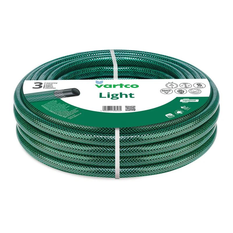 Vartco Light 1" 30m tuyau d'arrosage 3 plis 20 bar