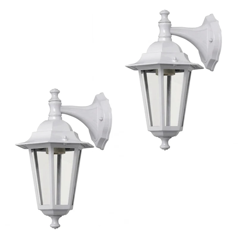 Lampe d'extérieur Velence Rabalux 8201 blanche, culot E27, max. 60 W, style classique, lot de 2
