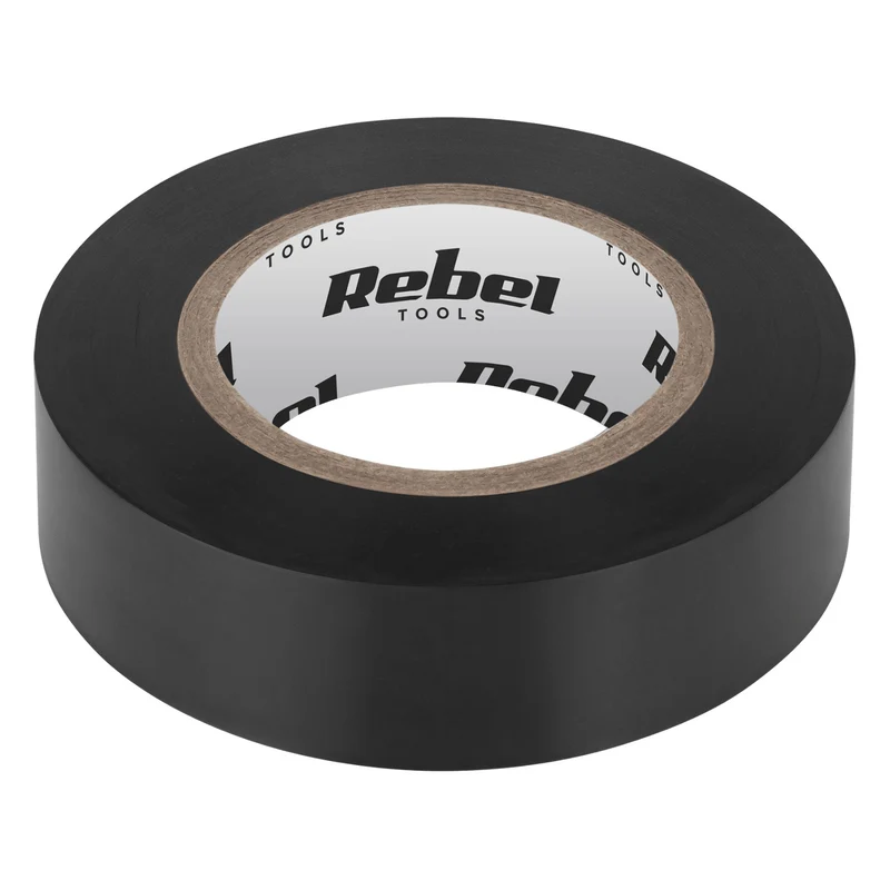 Ruban isolant adhésif REBEL (0,13 mm x 19 mm x 20 yd) noir