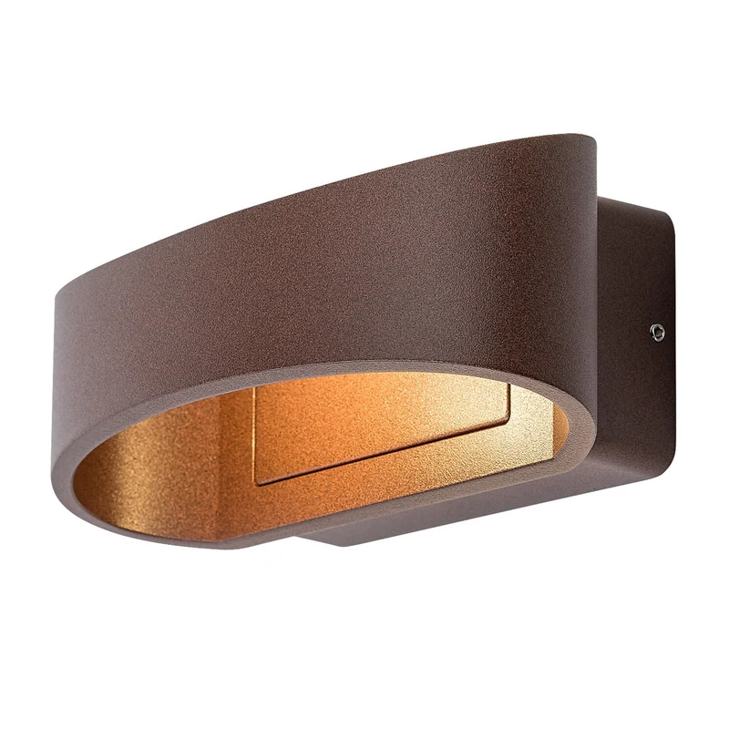 Applique murale d'extérieur Rabalux Gerla, marron, LED 9 W, IP54, 3 000 K, 77180