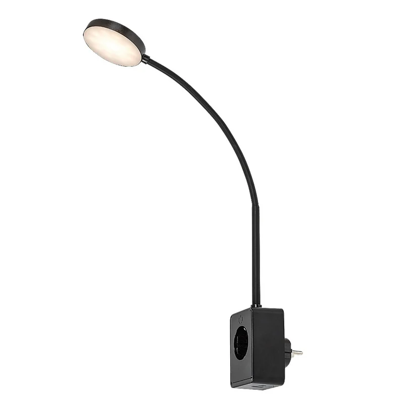 Applique murale Rabalux Tivro, LED 4 W, noire, IP20, 3 températures de couleur : 3000, 4000, 6000, 71284