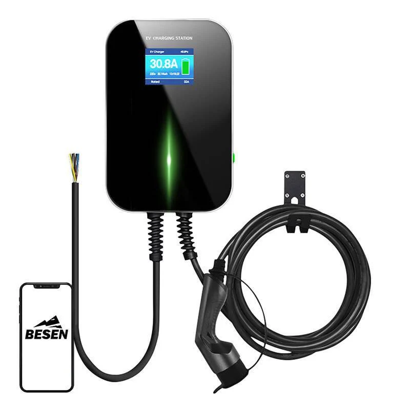 Besen BS20 Wandlader voor Elektrische Auto’s 11kW – App-bediening – Zwart