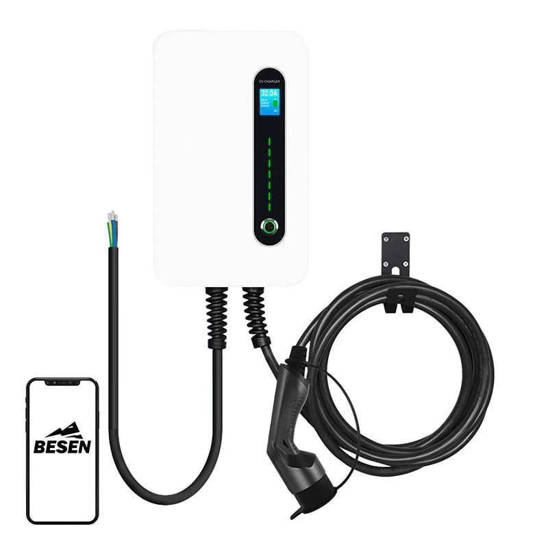 Besen F30 Wandlader voor Elektrische Auto’s – App-bediening – Zwart
