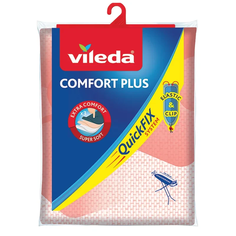 Housse de planche à repasser 130 cm x 45 cm VILEDA Comfort Plus +