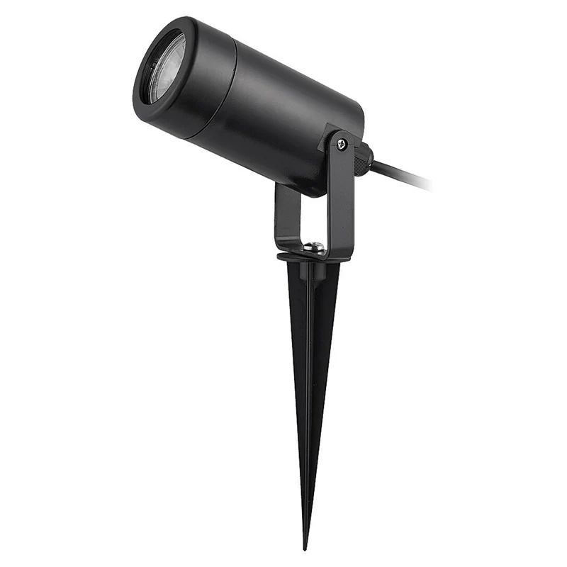 Lampe d'extérieur Rabalux Krobia, IP65, couleur noire, culot GU10, 4 W max., 7814