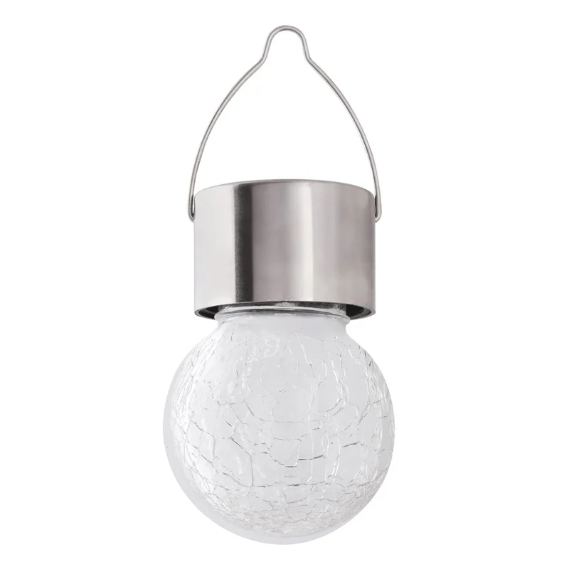 Lampe solaire Rabalux Yola, 1 lm, IP44, couleur chrome satiné, LED 0,06 W, 7850