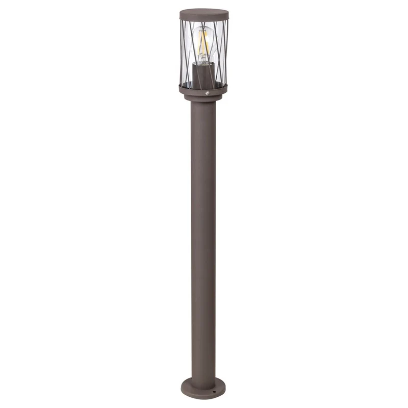 Lampe de jardin sur pied Rabalux Budapest, IP44, couleur marron, culot E27, max. 40 W, 8890