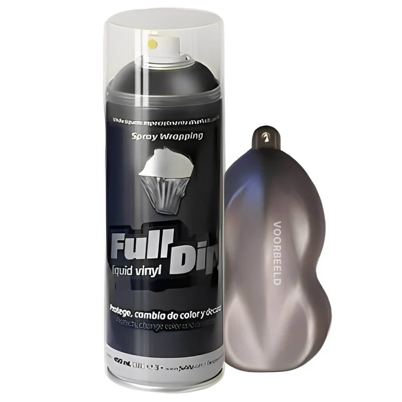 FullDip Plastidip Liquid Vinyl 400ml Spuitbus Spray - Pearl Aluminum