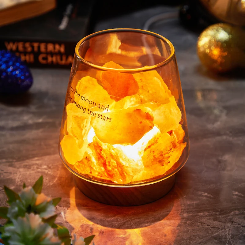 Himalaya-zoutlamp, aromalamp, mineraalzout-kristal-nachtlamp, slaapkamer-tafellamp, meisjes-nachtlamp, sfeerlamp