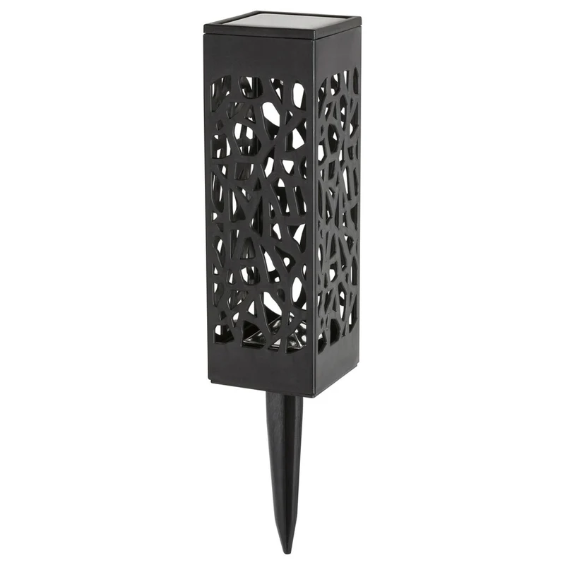 Lampe solaire Mora, 2 lm, indice de protection IP23, couleur noire, LED 0,16 W, 8949