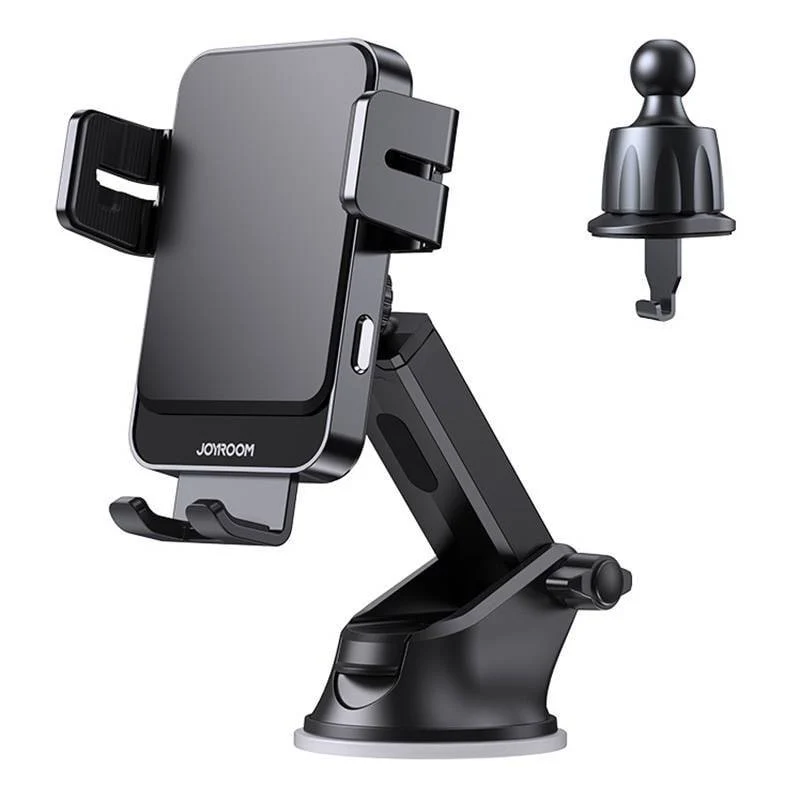Joyroom JR-ZS219 Autohouder Set met Qi Inductieve Oplader – Zwart