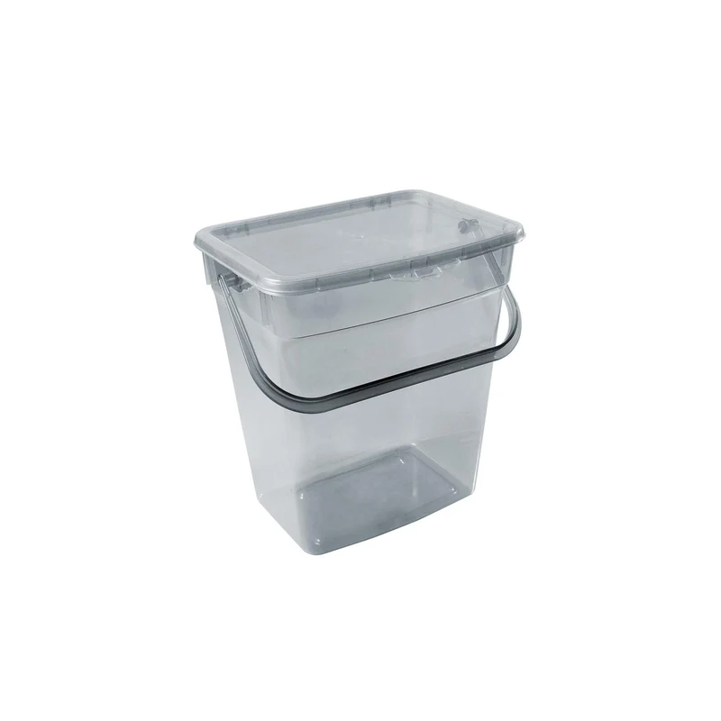 Récipient à poudre Plast Team 6L gris transparent