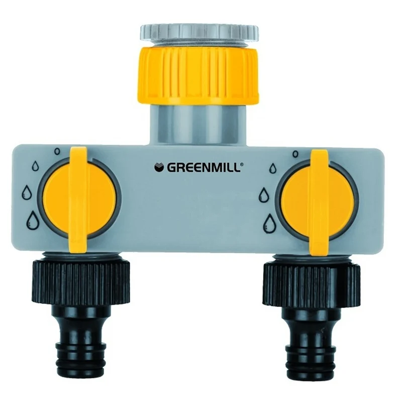 Distributeur à double robinet 1"-3/4" Greenmill GB1683C