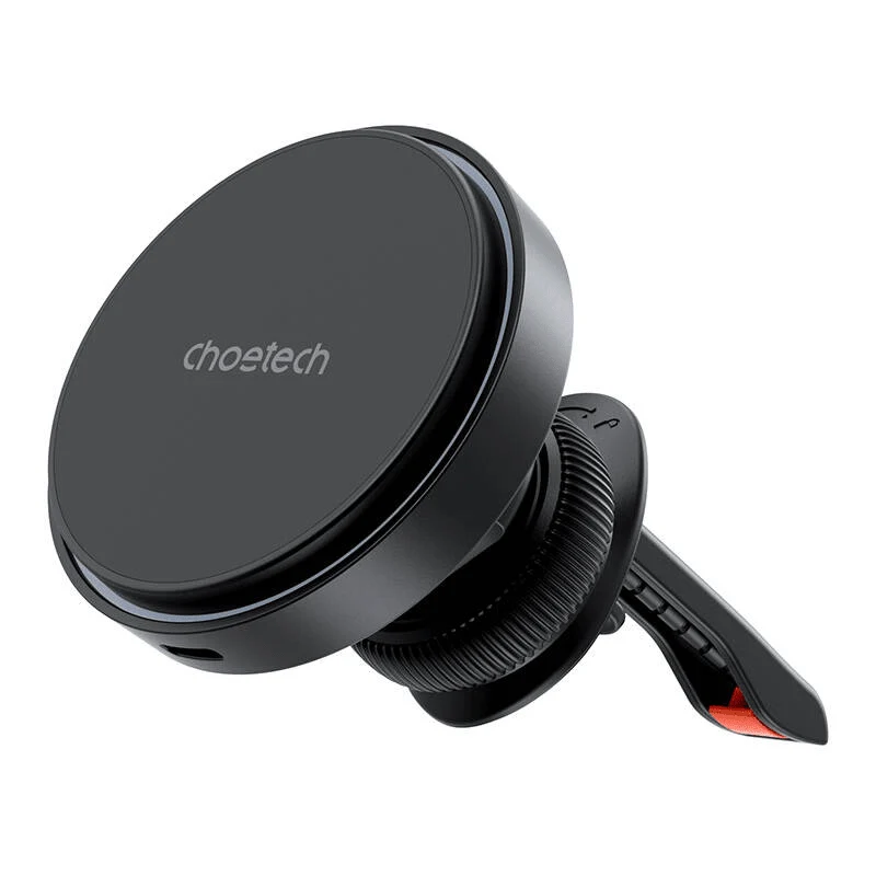 Choetech T205F Magnetische MagSafe Telefoon Autohouder met 15W Oplader Zwart