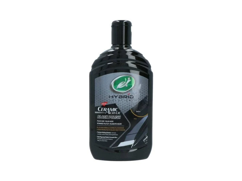 Turtle Wax Hybrid Solutions Ceramic Black Polish 500ml Zwart