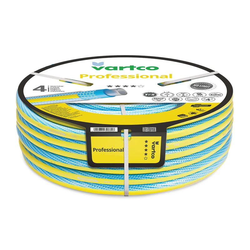 Tuyau d'arrosage Vartco Professional 1" 20 m, 4 couches, système TFS
