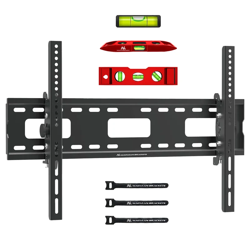 Maclean MC-421 Support TVmural max VESA 600x400, 32-90" 80kg réglage de l'inclinaison +15°~-15°