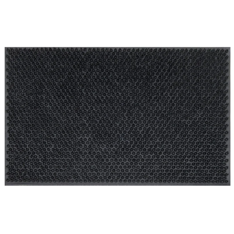 Rubberen Deurmat Buiten 40x60 cm – Antislip Buitenmat Zwart