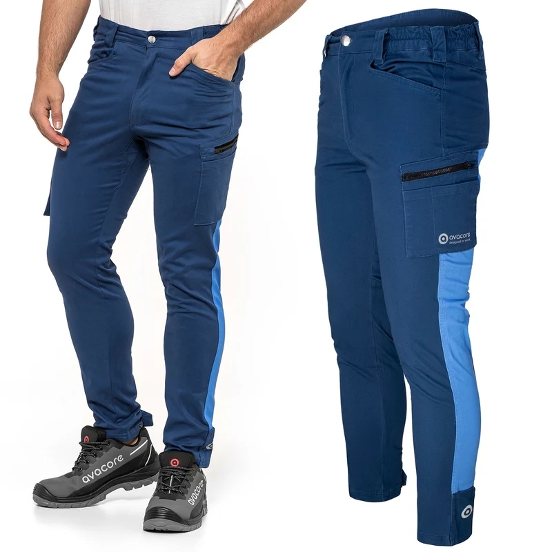 Avacore PANTALON TUBBOS Pantalon de travail BLEU-BLEU Taille 52