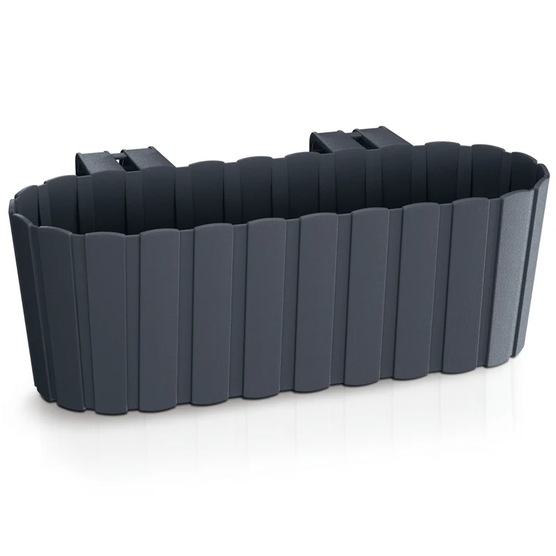 Pot de fleurs 4,9L avec crochets Boardee Hook DDECZ400 anthracite