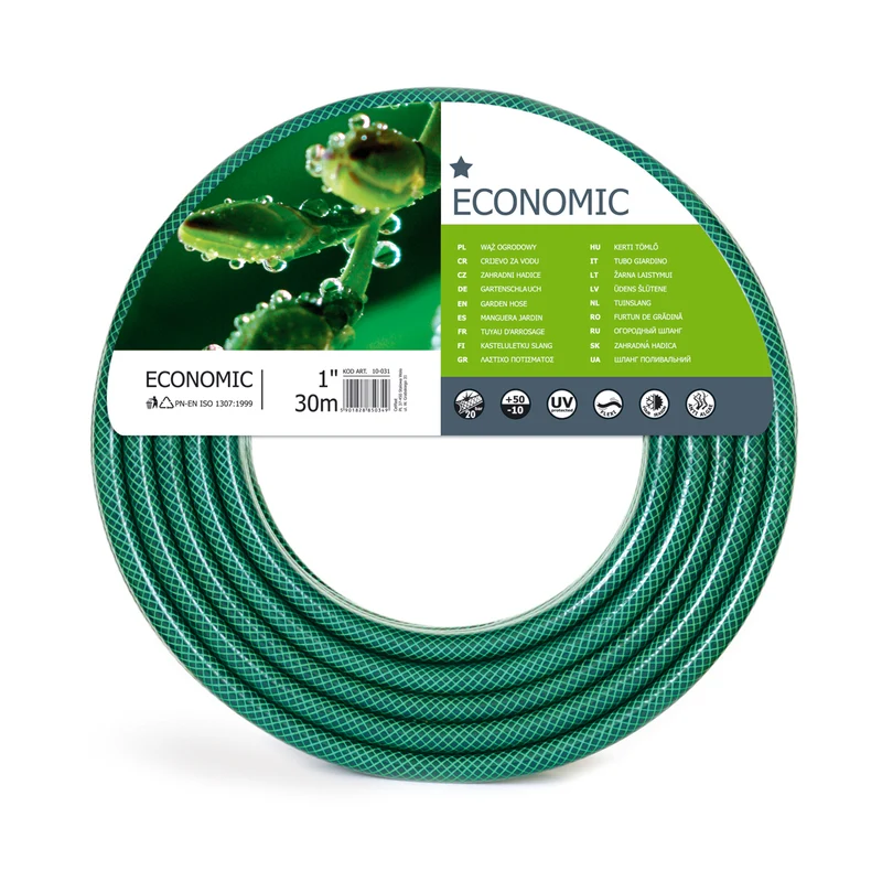 Tuyau d'arrosage économique Cellfast 1" pour jardinier, 3 couches , 30m